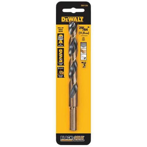 DeWALT 29/64 in Black & Gold Steel Split Point Drill Bit - Primary Image
