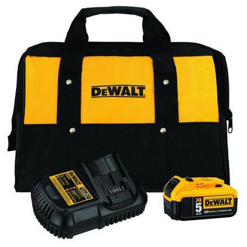 DeWALT 20V MAX XR 5 Ah Battery and Charger Kit - Primary Image