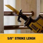 DeWALT 20V MAX ATOMIC One-Handed Reciprocating Saw - Tool Only - Thumbnail 4 of 6