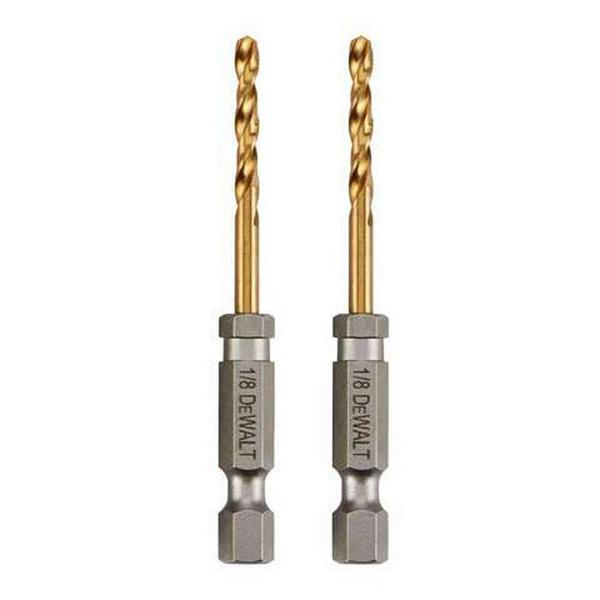 DeWALT 1/8 in x 2-5/8 in Titanium Drill Bit