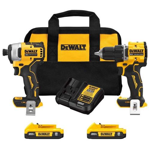 DeWALT 20V MAX ATOMIC Compact Drill and Impact Driver Kit - 2 Batteries and Charger Included - Primary Image