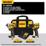 DeWALT 20V MAX ATOMIC Compact Drill and Impact Driver Kit - 2 Batteries and Charger Included - Thumbnail 2 of 4
