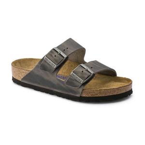 Women's BIRKENSTOCK Arizona Leather Soft Footbed Slide Sandals
