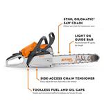 STIHL MS 182 16 in Gas Chainsaw - Thumbnail 2 of 2