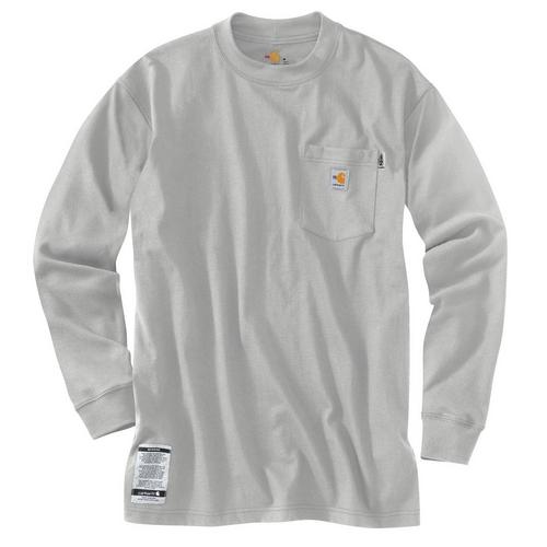 Men's Carhartt Flame-Resistant Force Cotton Long Sleeve T-Shirt - Primary Image