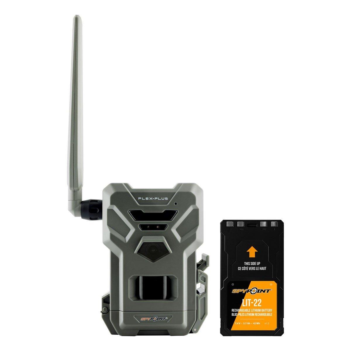 Spypoint FLEX-PLUS with LIT 22 Lithium Battery Trail Camera Combo - Spypoint