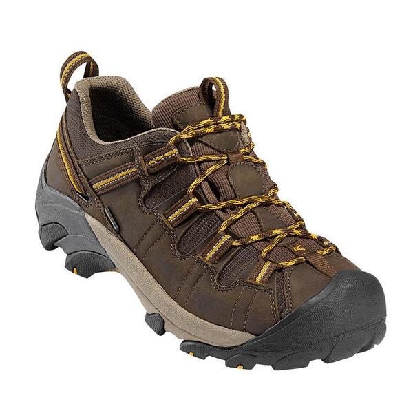 Men's KEEN Targhee II Hiking Shoes 10.5 Wide Cascade Brown/Golden Yellow