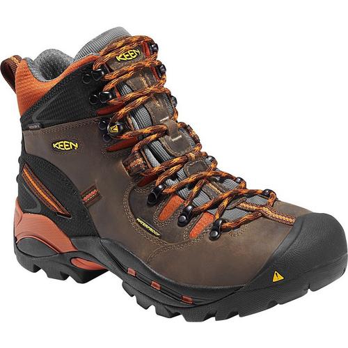 Men's KEEN Utility Pittsburgh Soft Toe Waterproof Slip Resistant Hiking Boots - Primary Image