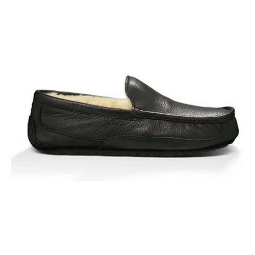 Men's UGG Ascot Leather Slippers - Primary Image