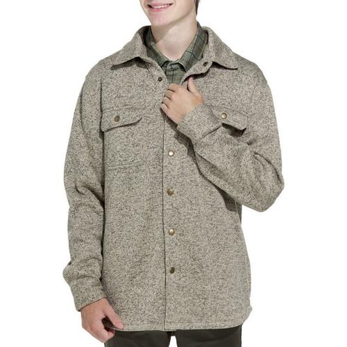 Men's Hallstatt Apparel Sweater Fleece Long Sleeve Shacket - Primary Image