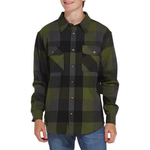 Men's Hallstatt Apparel Double Pocket Long Sleeve Flannel - Primary Image