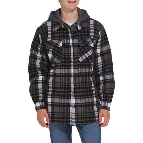 Men's Hallstatt Apparel Quilt Lined Hooded Fleece Jacket - Primary Image