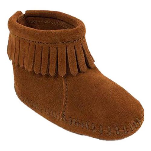 Baby Minnetonka Back Flap Bootie Slippers - Primary Image