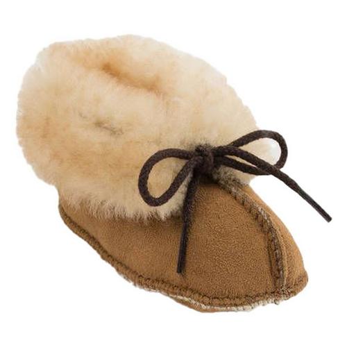 Baby Minnetonka Sheepskin Bootie Slippers - Primary Image