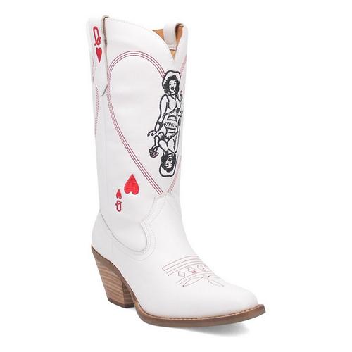 Women's Dingo Queen A Hearts Western Boots - Primary Image