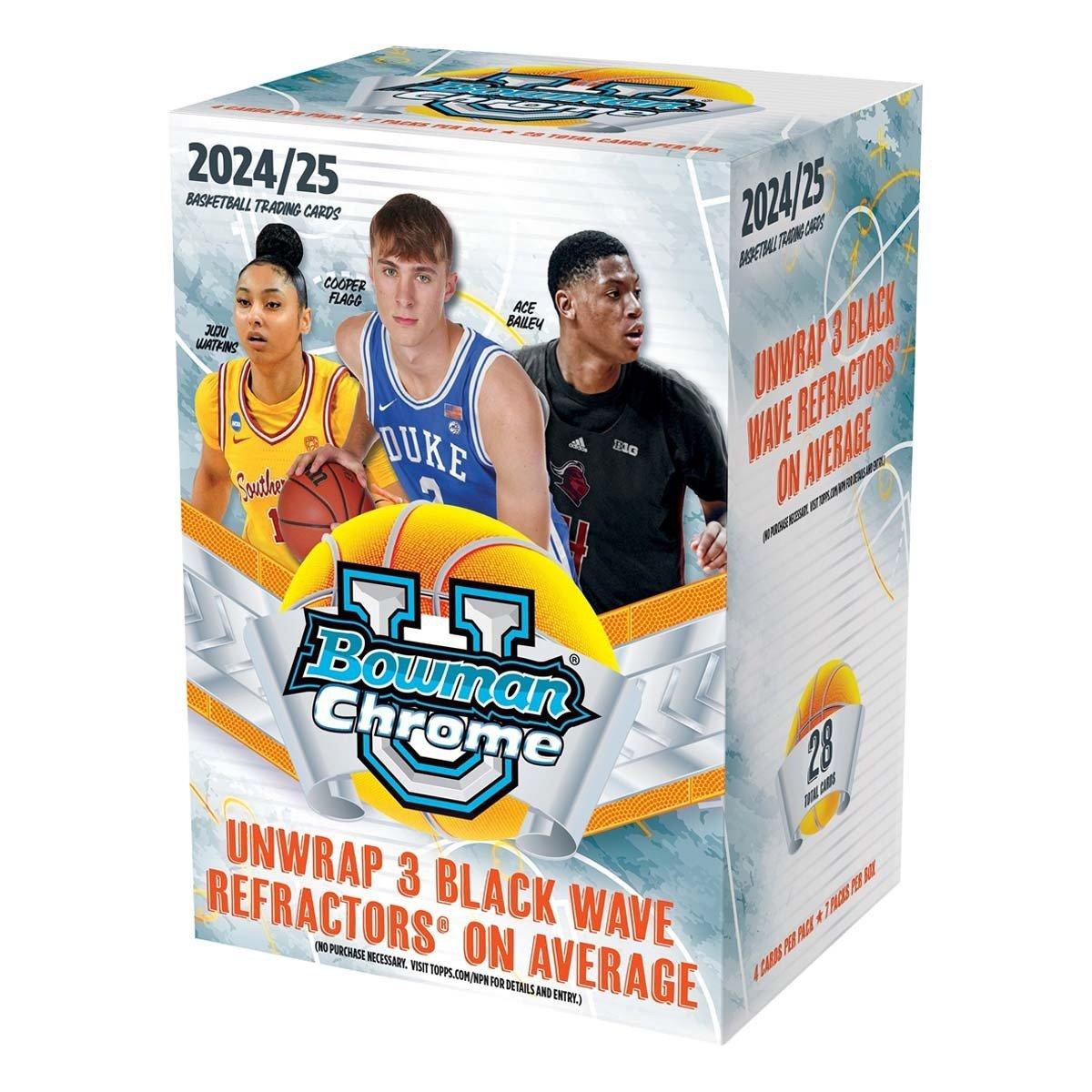 2024-25 Bowman University Chrome NBA Basketball Blaster Box