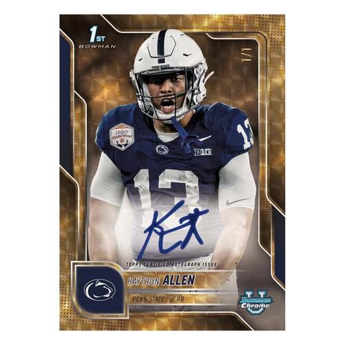 2025 Bowman University Chrome Football Mega Box