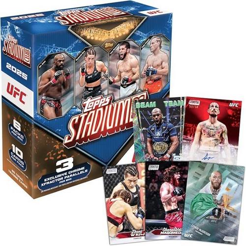 2025 Topps Stadium Club UFC Trading Card Mega Box - Primary Image