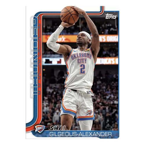 2025-26 Topps Flagship Basketball Trading Card Hanger Box - Primary Image