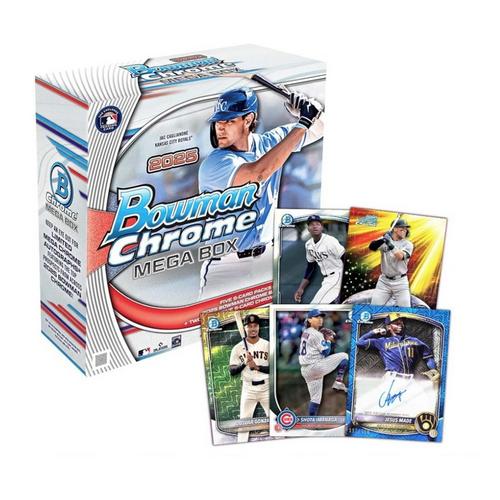 2025 Topps Bowman Chrome Baseball Trading Card Mega Box - Primary Image