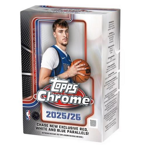 2025-26 Topps Chrome NBA Trading Card Value Box - Primary Image