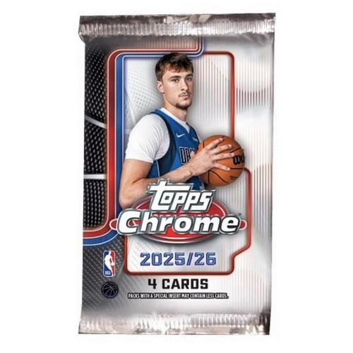 2025-26 Topps Chrome NBA Trading Card Mega Box - Primary Image