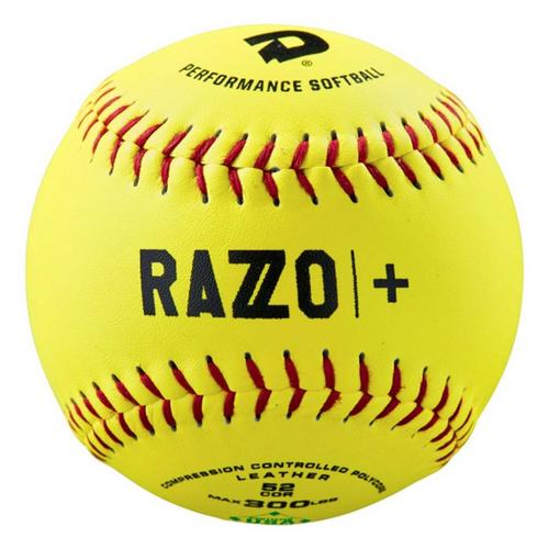 DeMarini 12" ASA RAZZO Plus Slowpitch Leather Softball - Primary Image