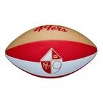 Wilson San Francisco 49ers Mini Retro Football - Thumbnail 4 of 5
