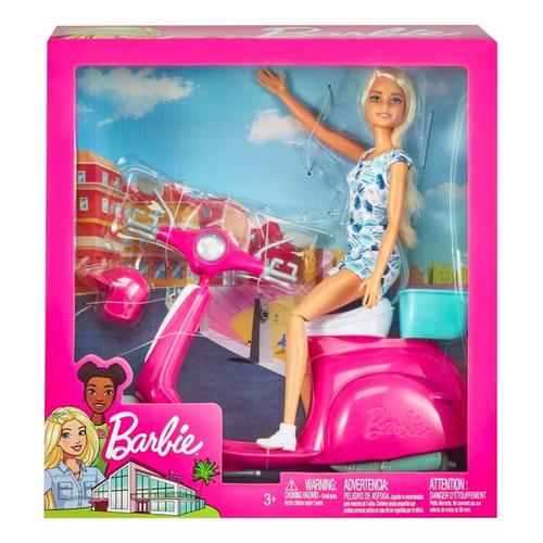 Barbie Doll with Scooter - Primary Image