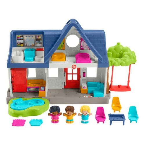 Fisher-Price Little People Friends Together Play House Toddler Learning Playset, 10 Pieces - Primary Image