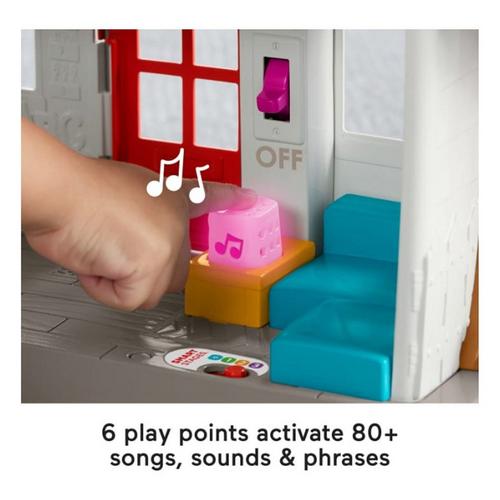 Fisher-Price Little People Friends Together Play House Toddler Learning Playset, 10 Pieces - Primary Image