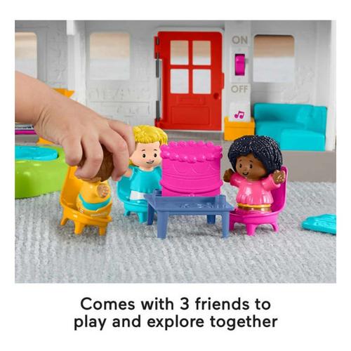 Fisher-Price Little People Friends Together Play House Toddler Learning Playset, 10 Pieces - Primary Image