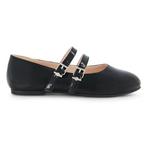 Little Girls' Jessica Simpson Amy Double Strap Flats - Thumbnail 1 of 7