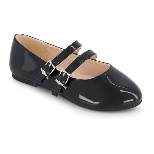 Little Girls' Jessica Simpson Amy Double Strap Flats - Primary Image