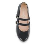 Little Girls' Jessica Simpson Amy Double Strap Flats - Thumbnail 3 of 7