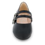 Little Girls' Jessica Simpson Amy Double Strap Flats - Thumbnail 6 of 7