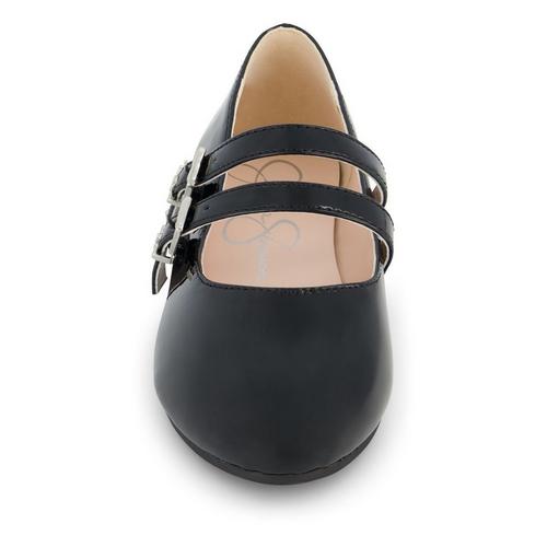 Little Girls' Jessica Simpson Amy Double Strap Flats - Primary Image