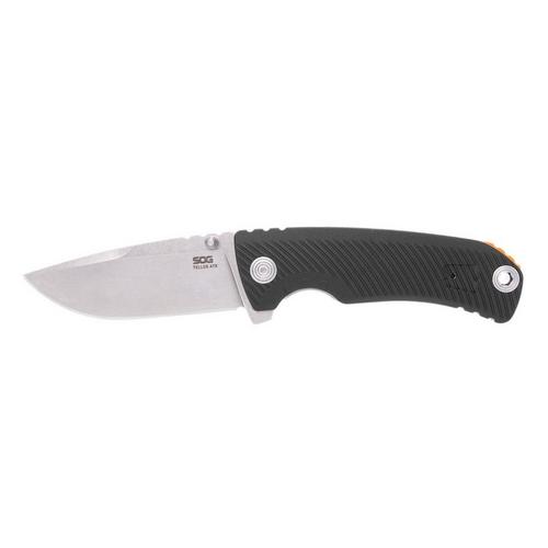 SOG Tellus ATK Clip Point Stonewashed Folding Pocket Knife - Primary Image