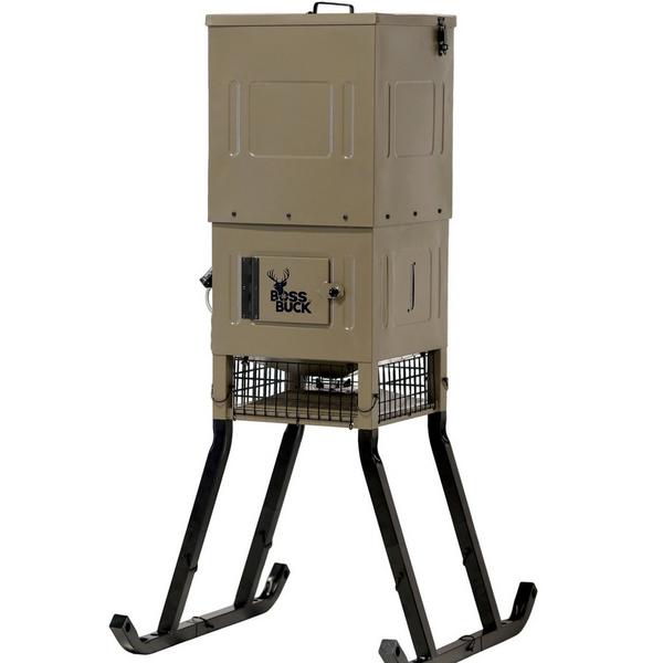 Boss Buck 300lb Sled w/Diverter Plate & Solar Panel Feeder