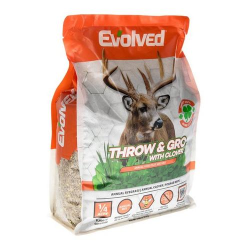 Evolved Harvest Throw & Gro With Clover Food Plot Mix - Primary Image