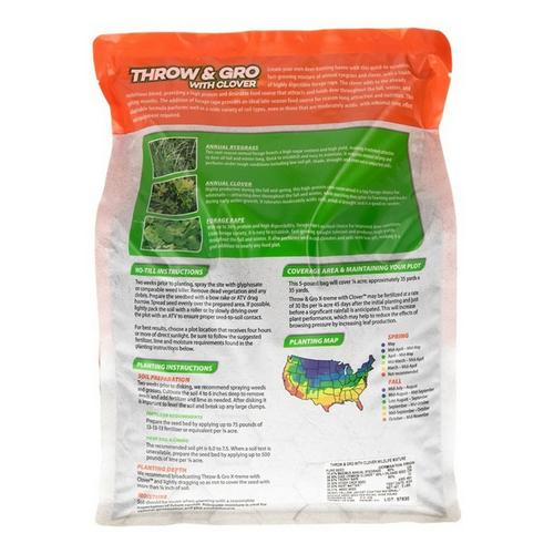 Evolved Harvest Throw & Gro With Clover Food Plot Mix - Primary Image