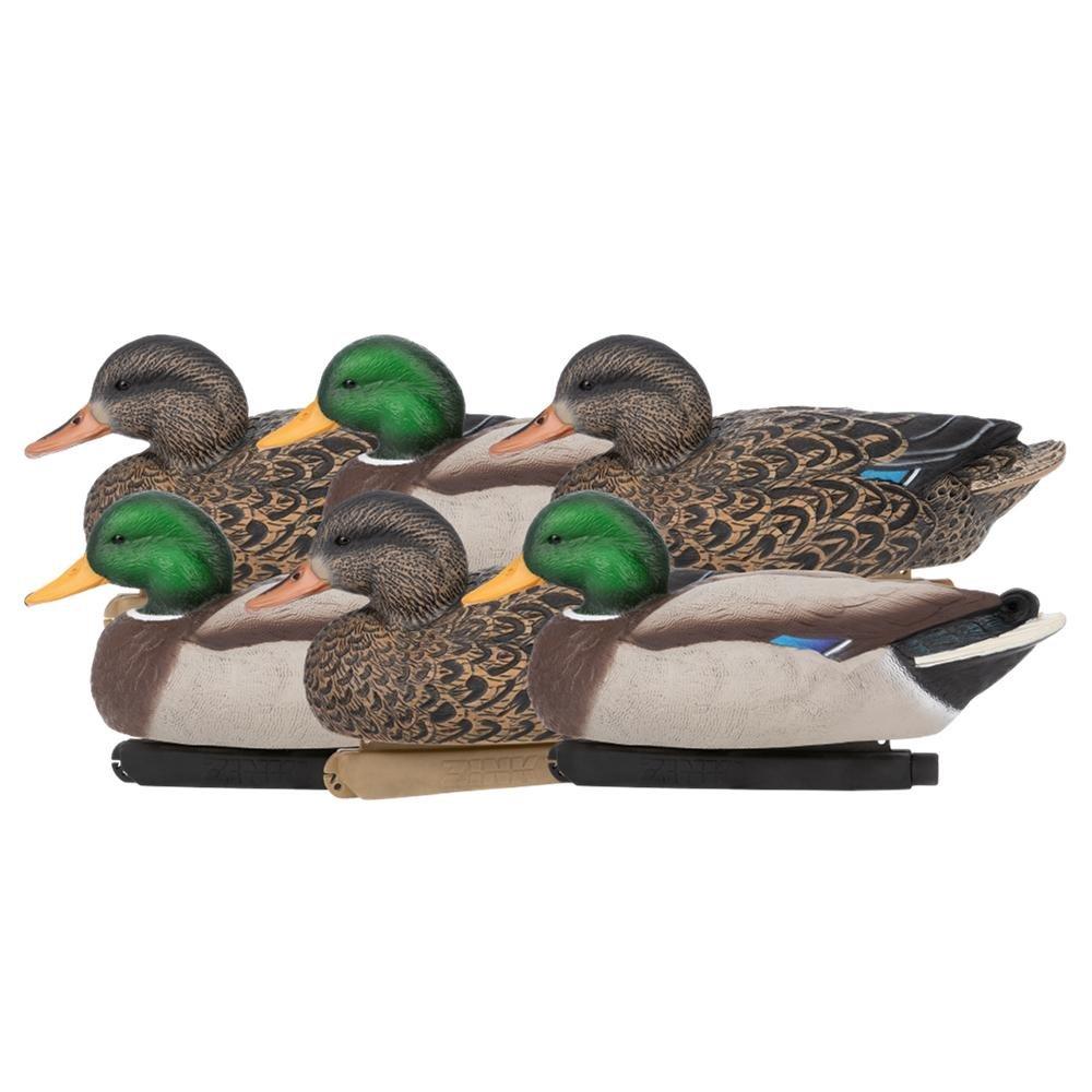 Zink Mallard Floater Duck Decoys 6 Pack