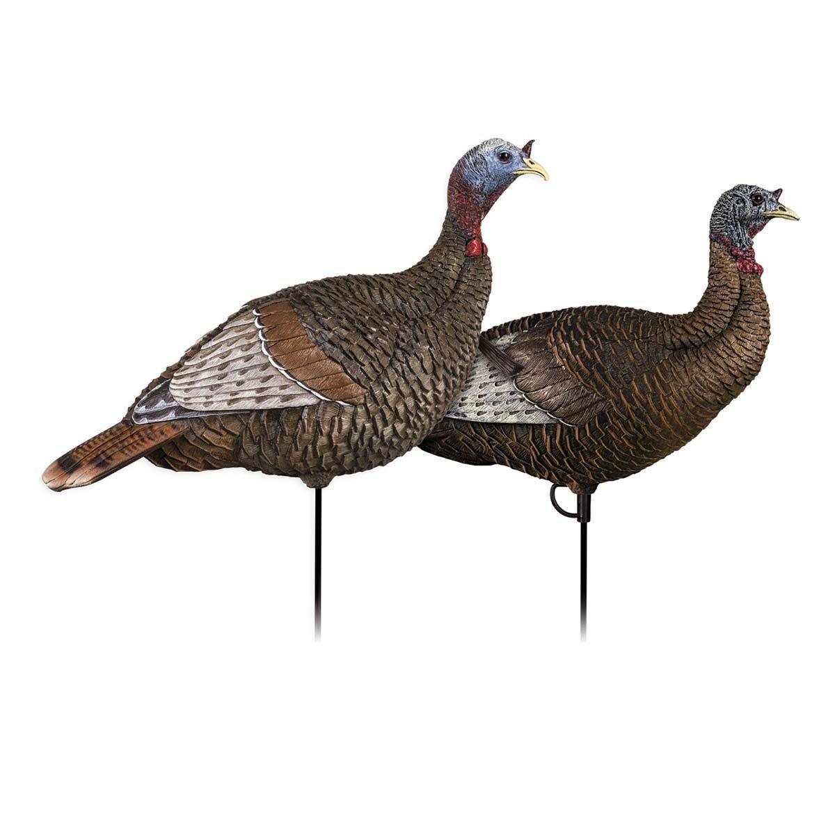 Flextone Thunder Jake and Thunder Chick Upright Combo Turkey Decoy - Flextone