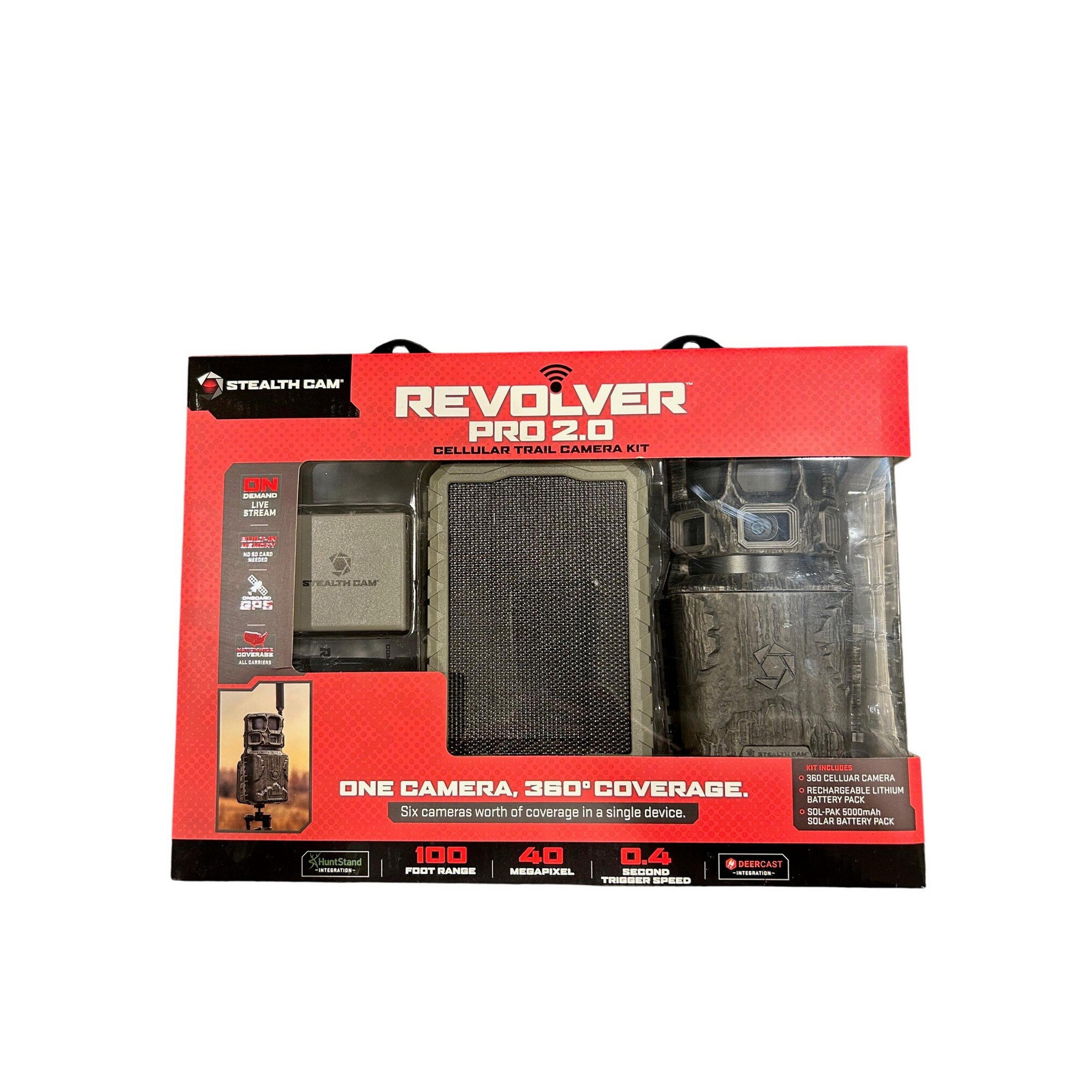 Stealth Cam Revolver Pro 2.0 360 Cellular Trail Camera Combo - 