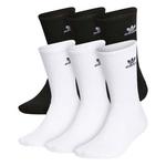 Men's adidas Trefoil Medium Cushion 6 Pack Crew Socks - Thumbnail 1 of 3