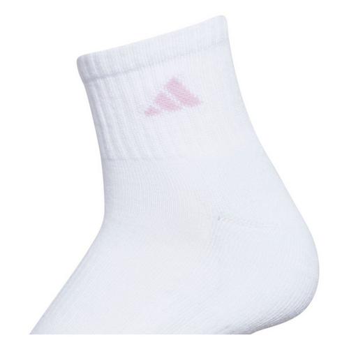 Women's adidas Athletic Cushioned 6 Pack Quarter Socks - Primary Image