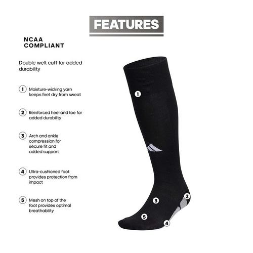 adidas Utility 2.0 Knee High Basketball Socks - Primary Image