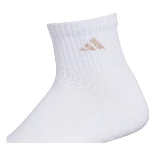 Men's adidas Cushioned 6 Pack Quarter Socks - Primary Image