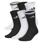 Men's adidas Cushioned Mix 2.0 6 Pack Crew Socks - Thumbnail 1 of 4