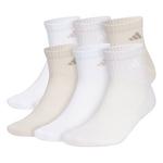 Men's adidas Cushioned 6 Pack Crew Socks - Thumbnail 1 of 4